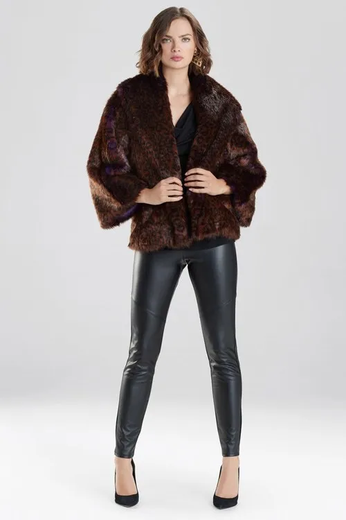 Leopard Faux Fur Jacket