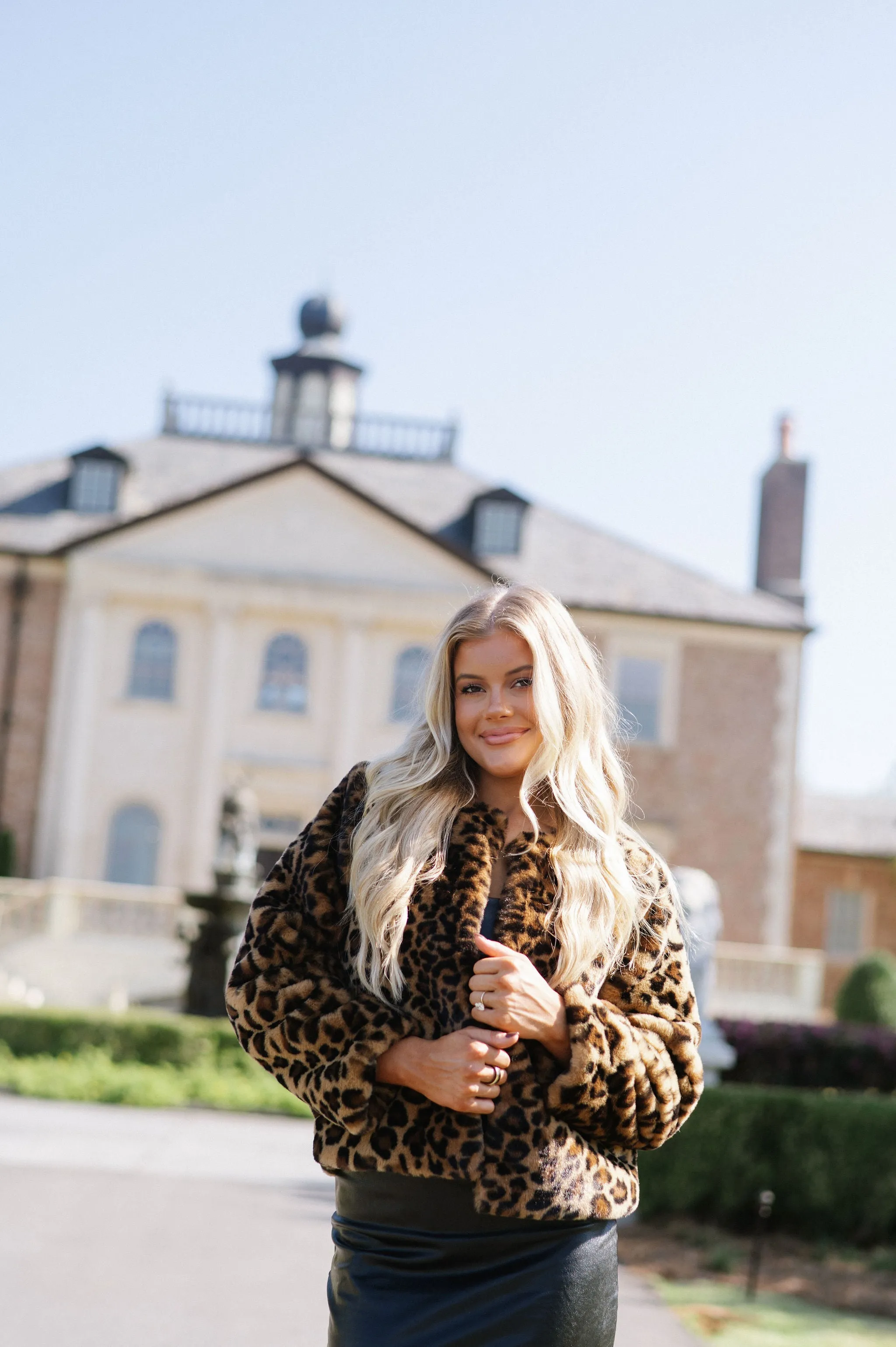 Leopard Faux Fur Jacket