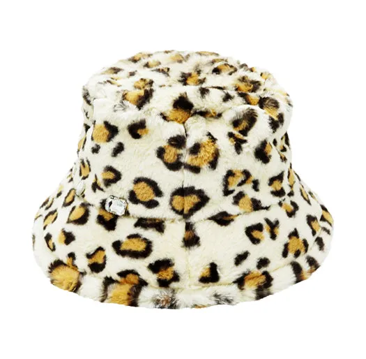 Leopard Fur Bucket Hat