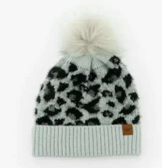 Leopard Pom Hat