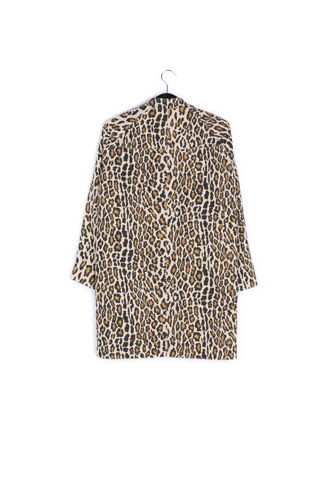 Leopard-print coat