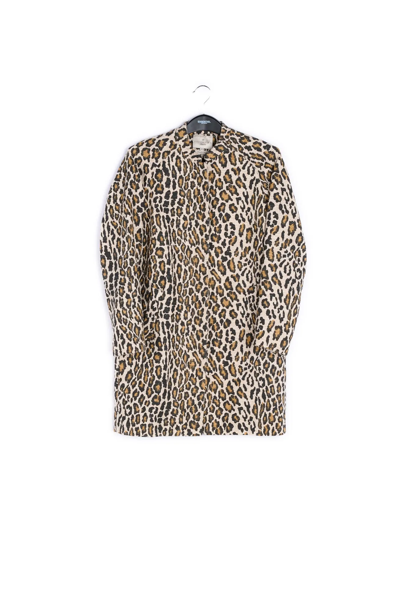 Leopard-print coat