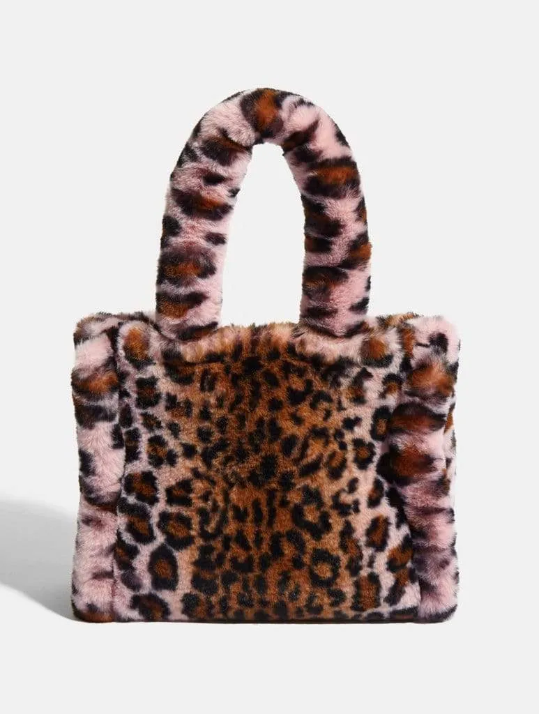 Liza Blushin' Leopard Tote Bag