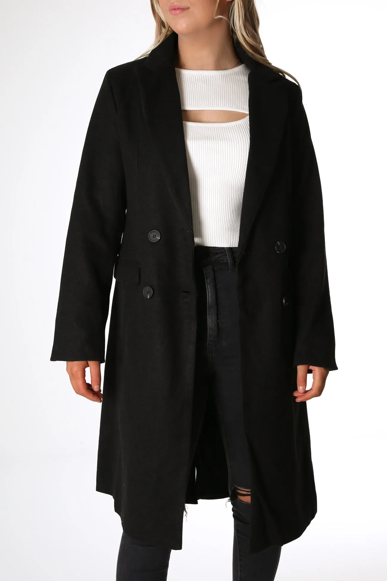 Logan Coat Black