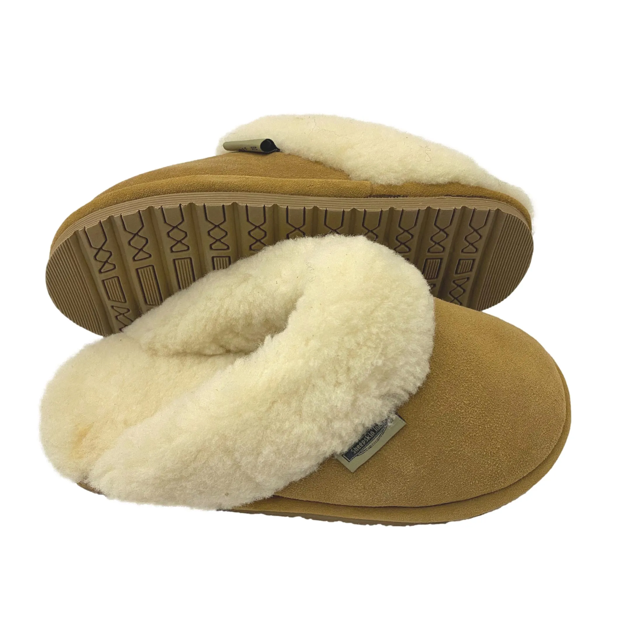 LU Sheepskin Women's Toasty Scuffs - Shearling Slip-On Slippers