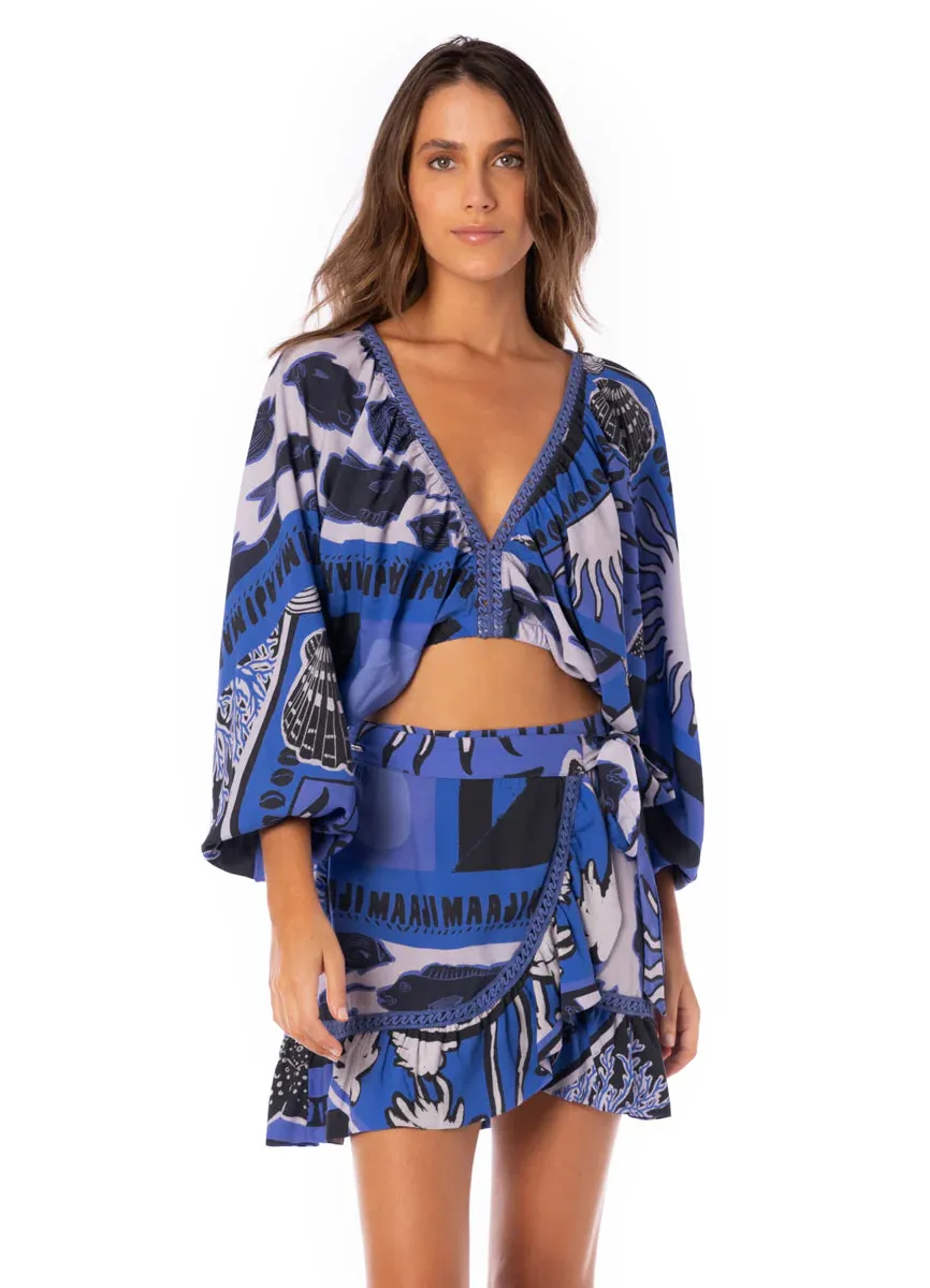 MAAJI Eclectic Ocean Ramona beach top