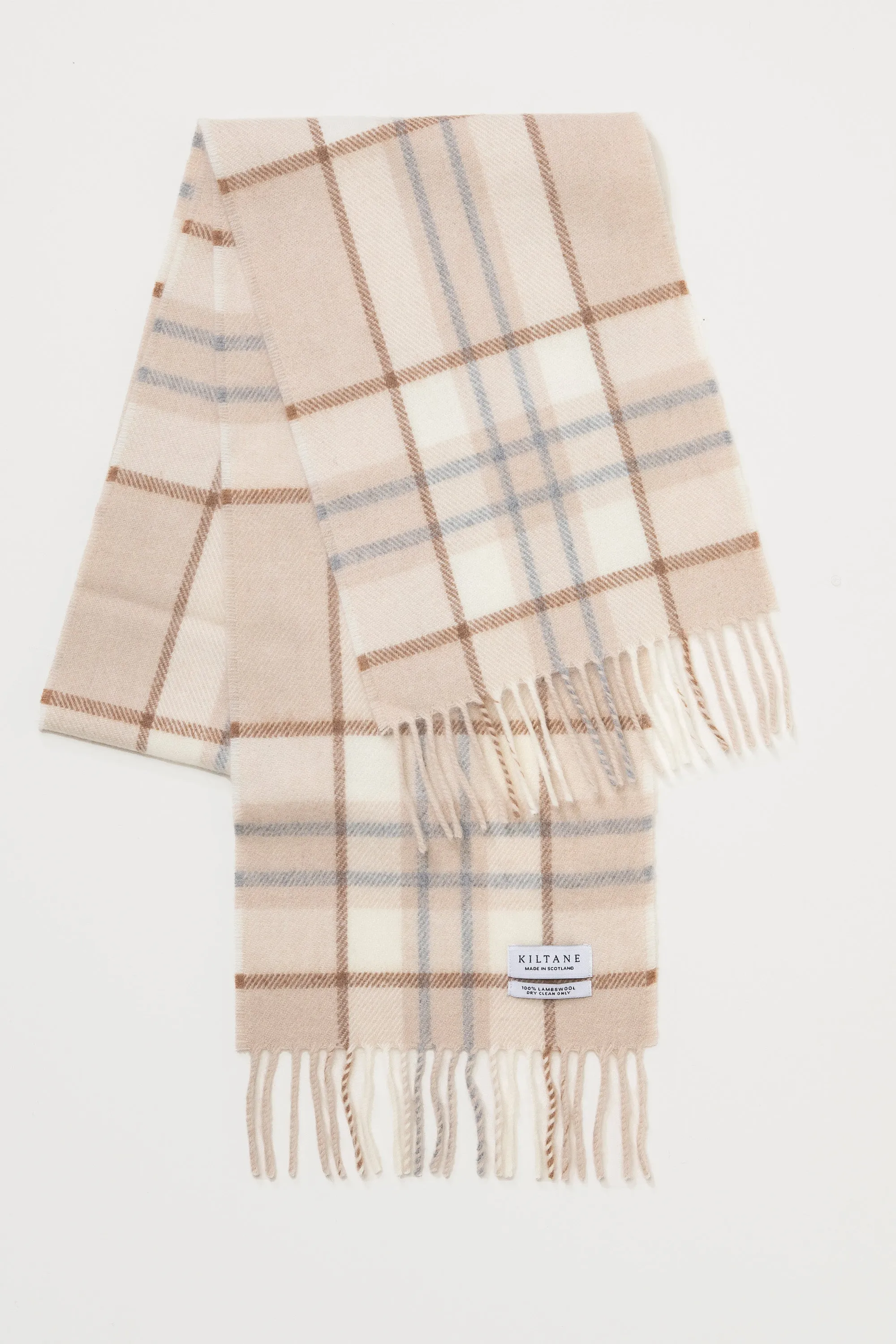 Made in Scotland Lambswool Scarf - Lunanburn Sandstone