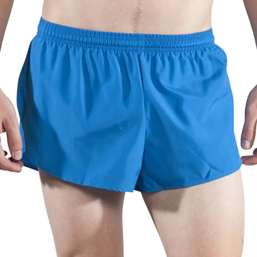 Men's 1" Elite Split Shorts- Cobalt