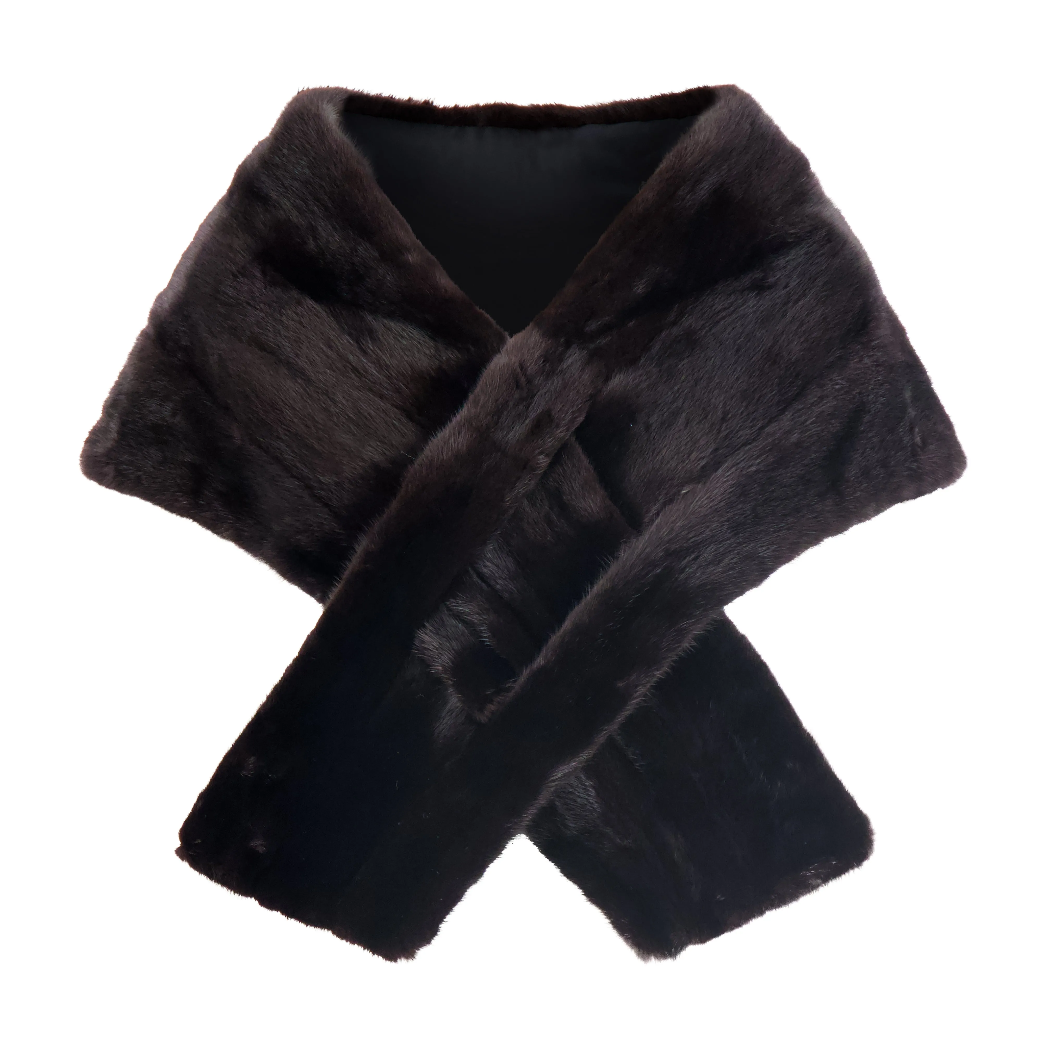 Mink Fur Pull-Through Stole