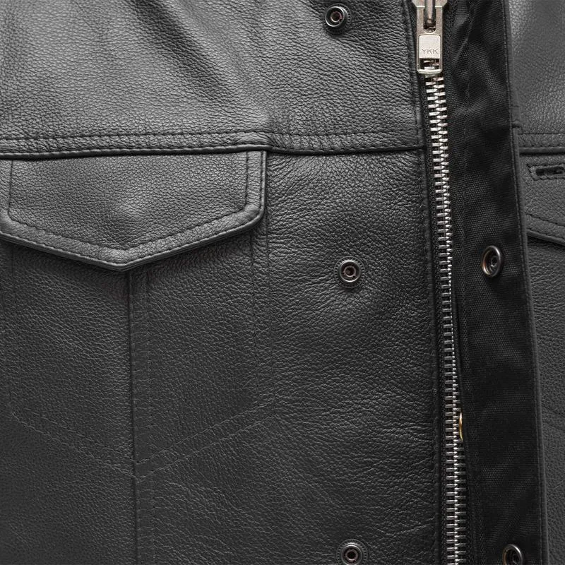 MKL - Busta Men's Motorcycle Leather Vest