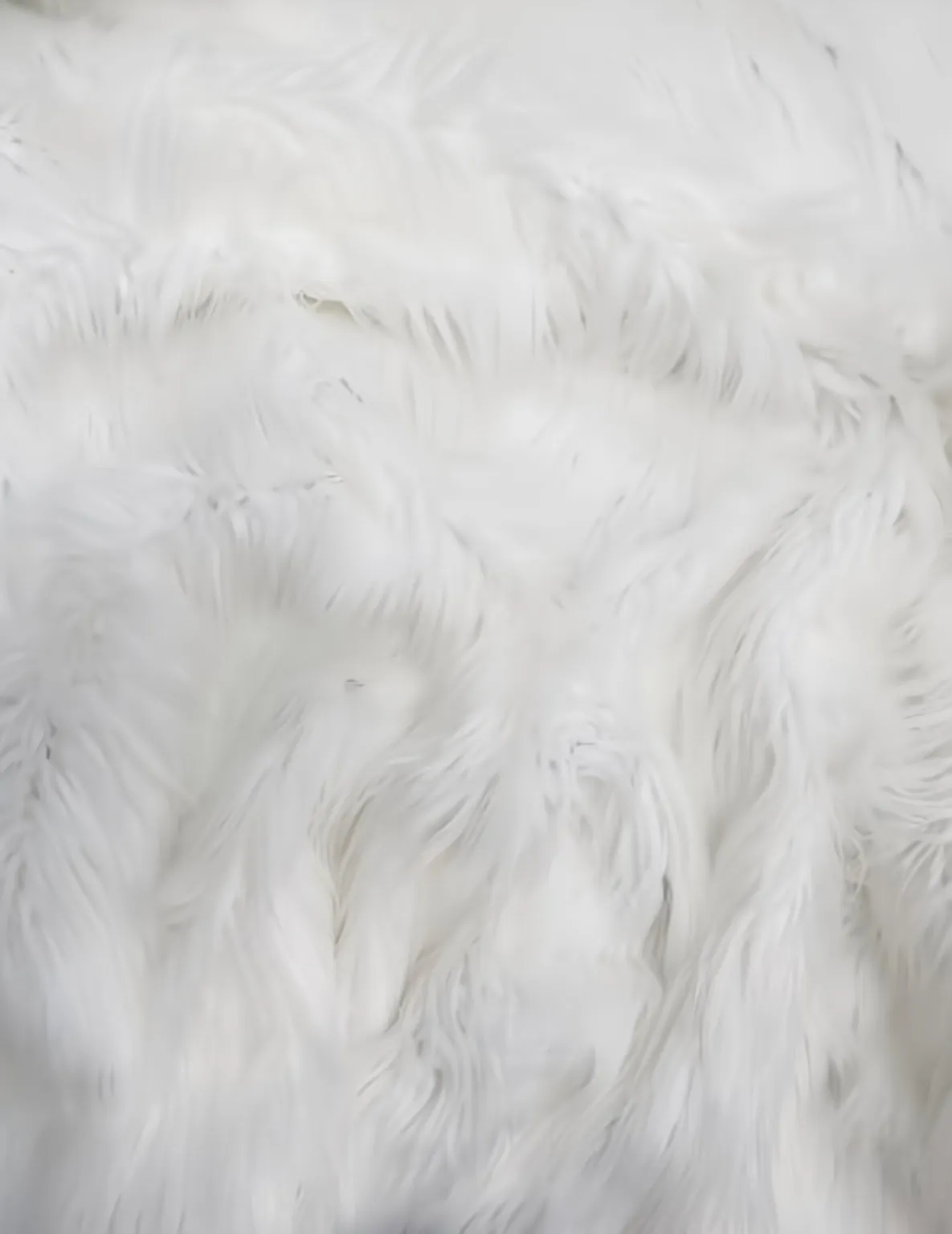 Monster Faux Fake Fur Fabric / White / Sold By The Yard