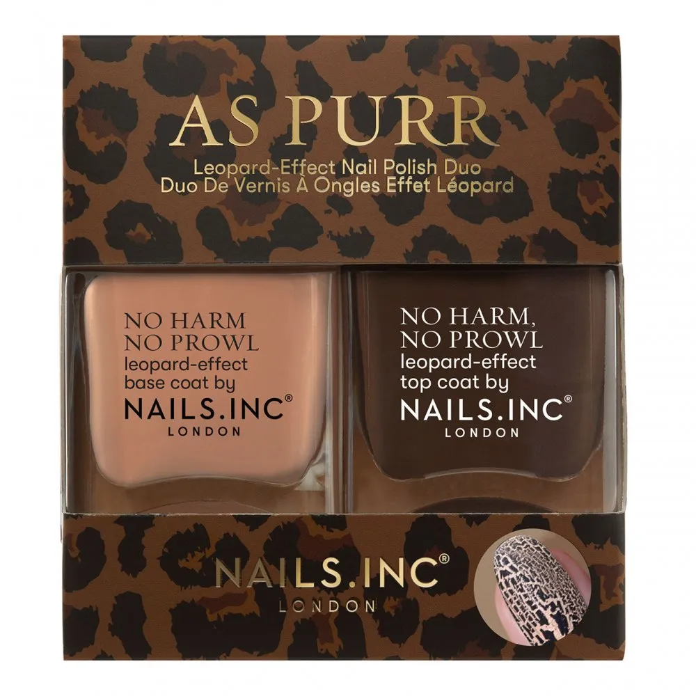 Nails Inc. As Purr Leopard Nail Polish Duo