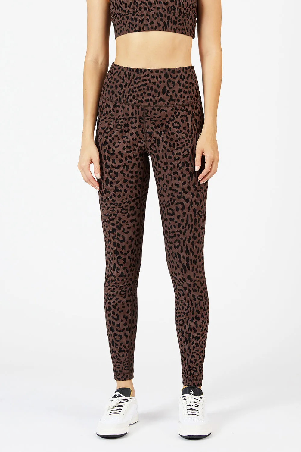 Nancy print legging brown cheetah