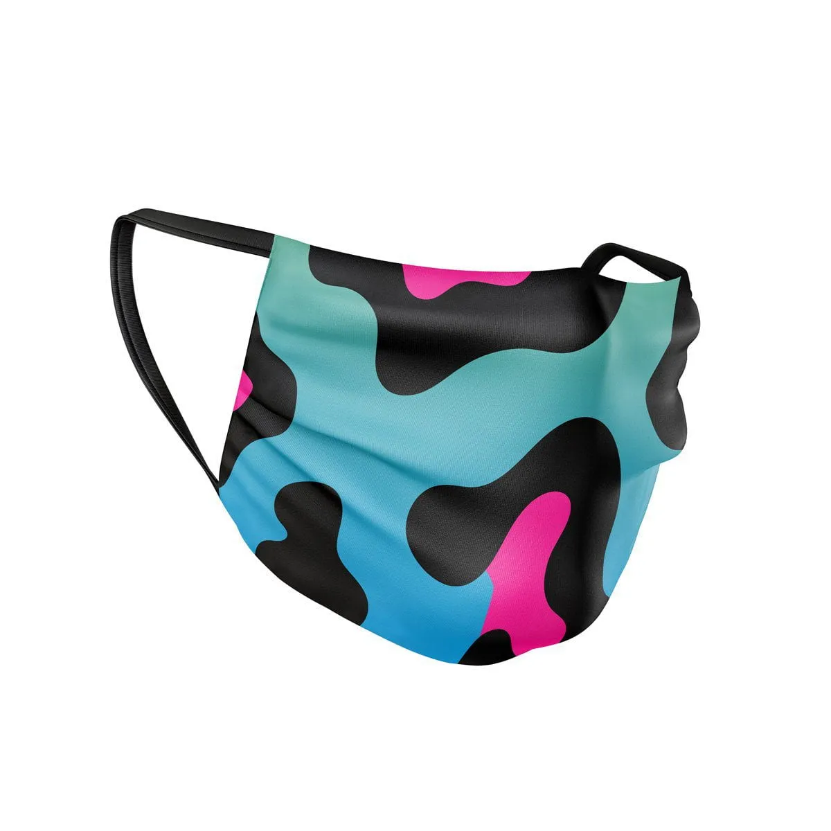 Neon Leopard Face Mask