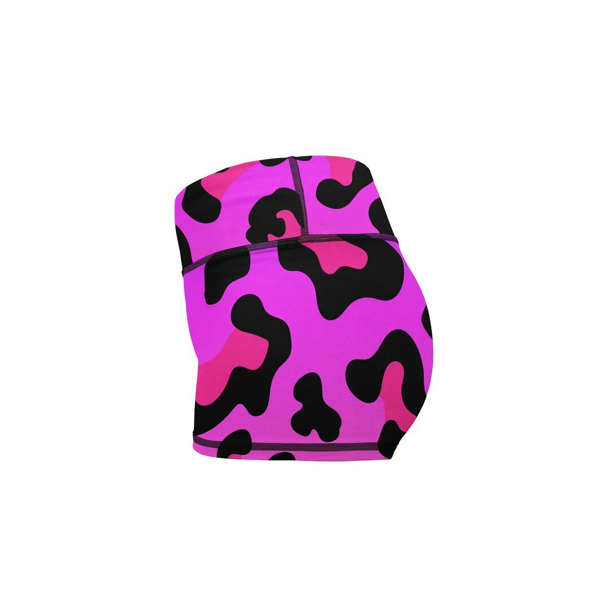 Neon Leopard Yoga Shorts