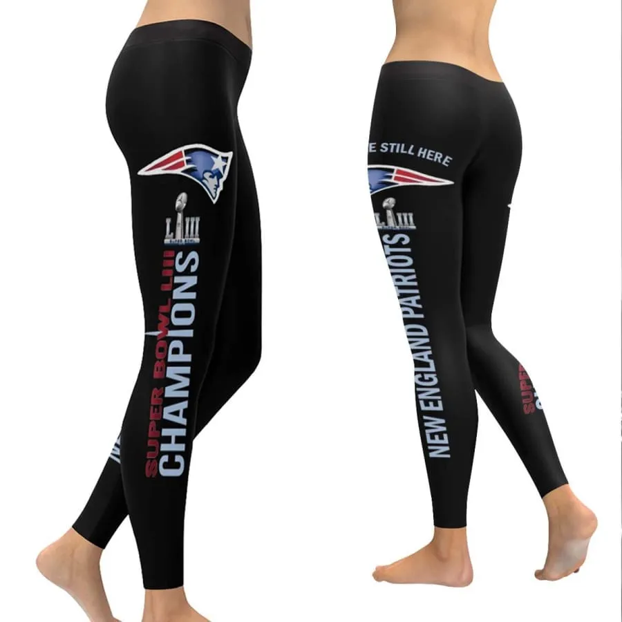 New England Patriots Leggings 3D Full Print| Super Bowl LIII Champs Leggings