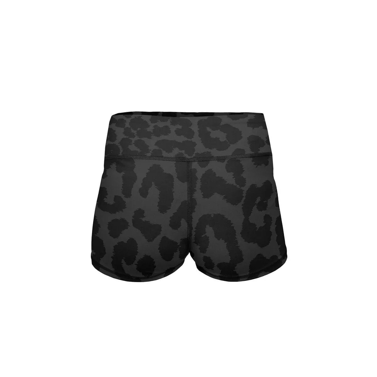 Night Leopard Yoga Shorts