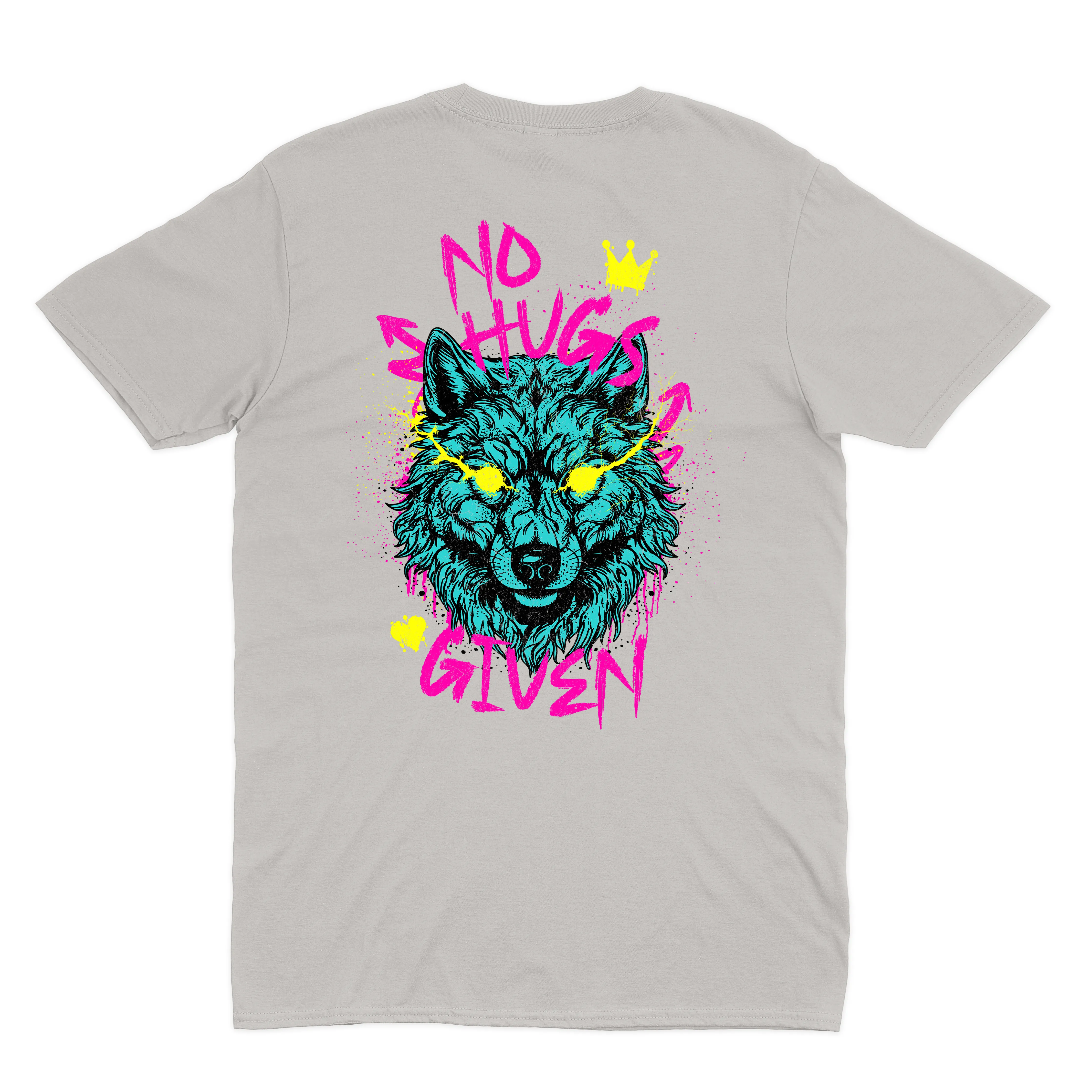 NO HUGS GIVEN Wolf Unisex Crewneck T-Shirt