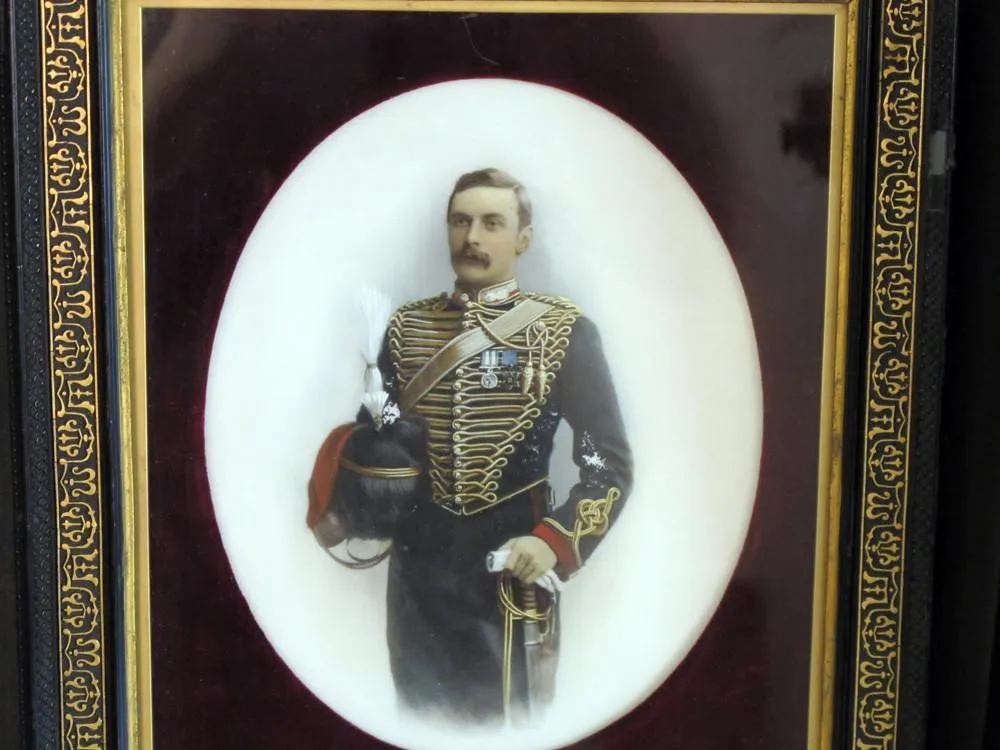 Original British Victorian Royal Horse Artillery Officer Set with Commission Signed by Queen Victoria