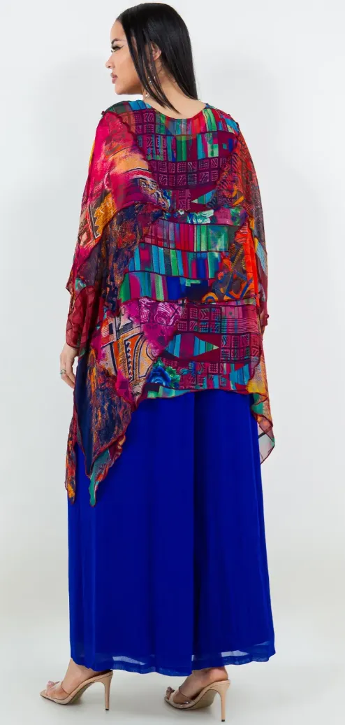 Oversize Tunic Top Lagenlook Boho Hippie Chic SML-6X 