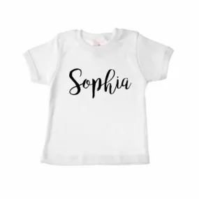 Personalized Name Shirt - WHITE