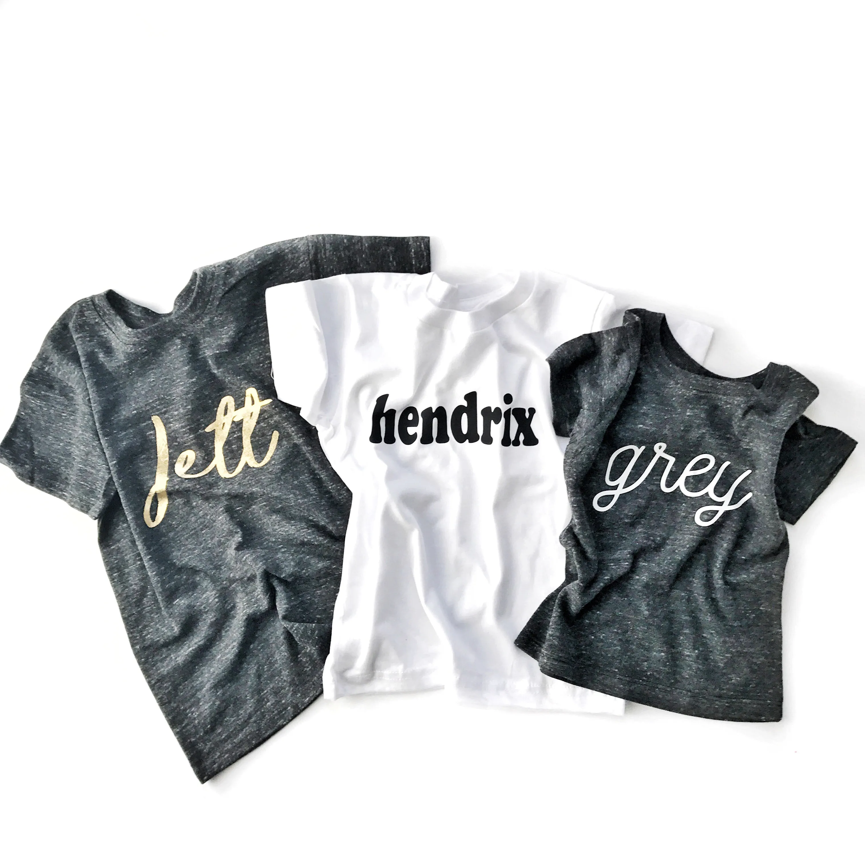 Personalized Name Shirt - WHITE