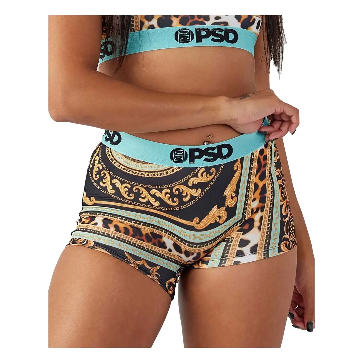 PSD Women's Leopard Lux Boy Shorts