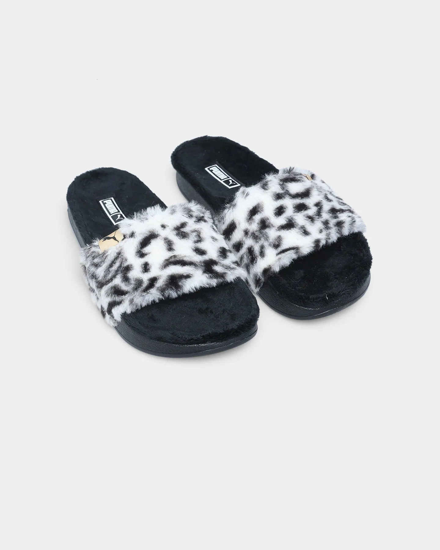 Puma Women's Leadcat Fluff Slides Puma Black