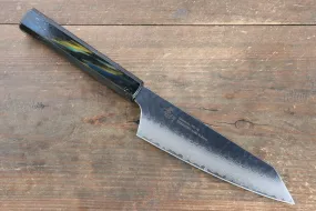 Sakai Takayuki VG10 33 Layer Damascus Kengata Santoku 160mm Live oak Lacquered (Saiu) Handle