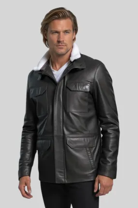 Salvatore Sheepskin Leather Jacket