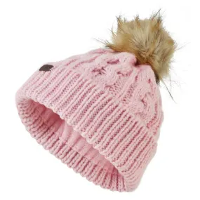 Schoffel Bakewell Ladies Bobble Hat - Pale Pink