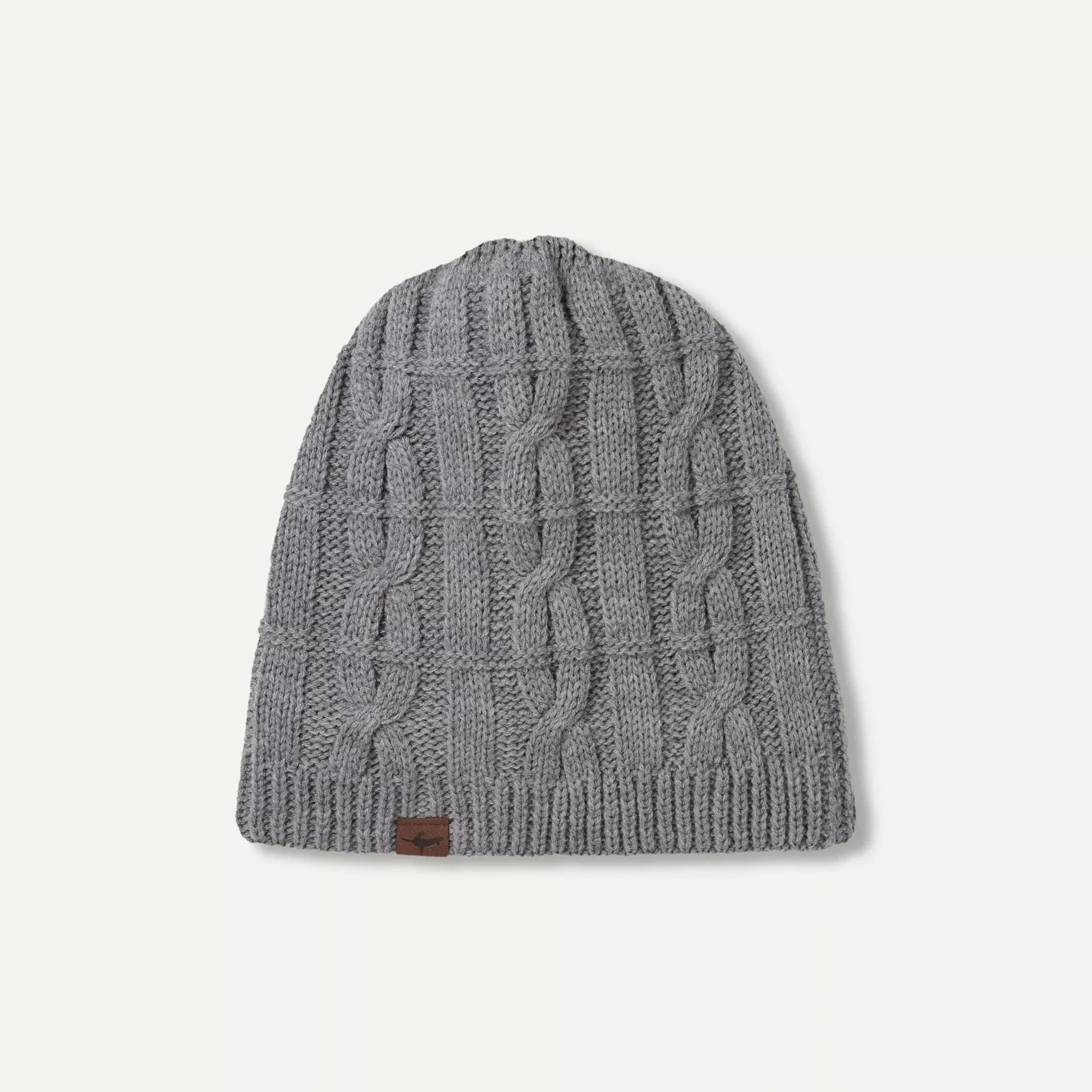 Sealskinz Waterproof Cable Knit Beanie Grey