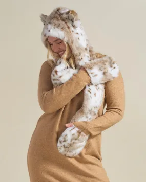 Siberian Snow Leopard Faux Fur Hood | Women's