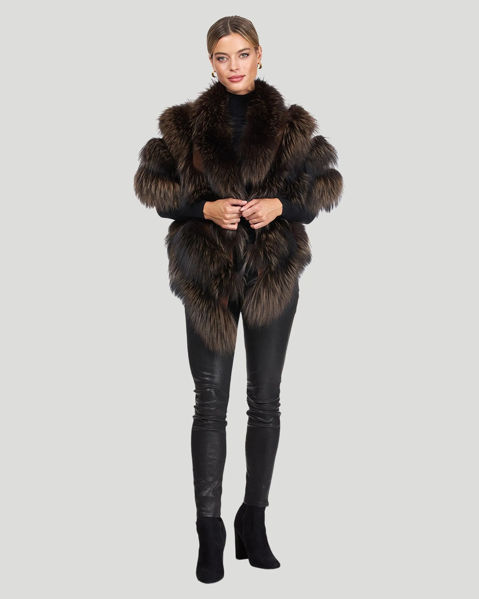 Silver Fox Fur Stole