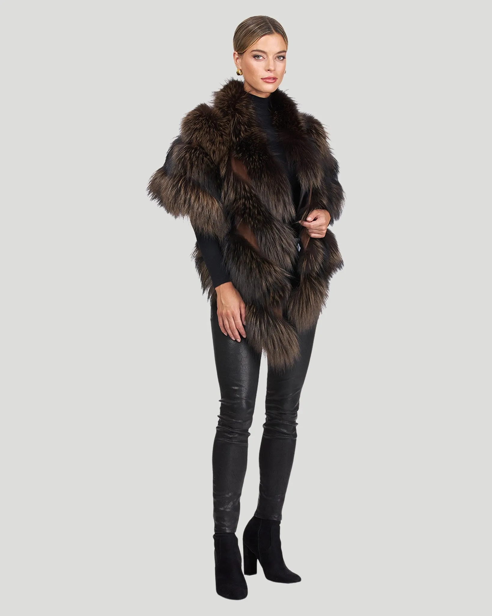 Silver Fox Fur Stole