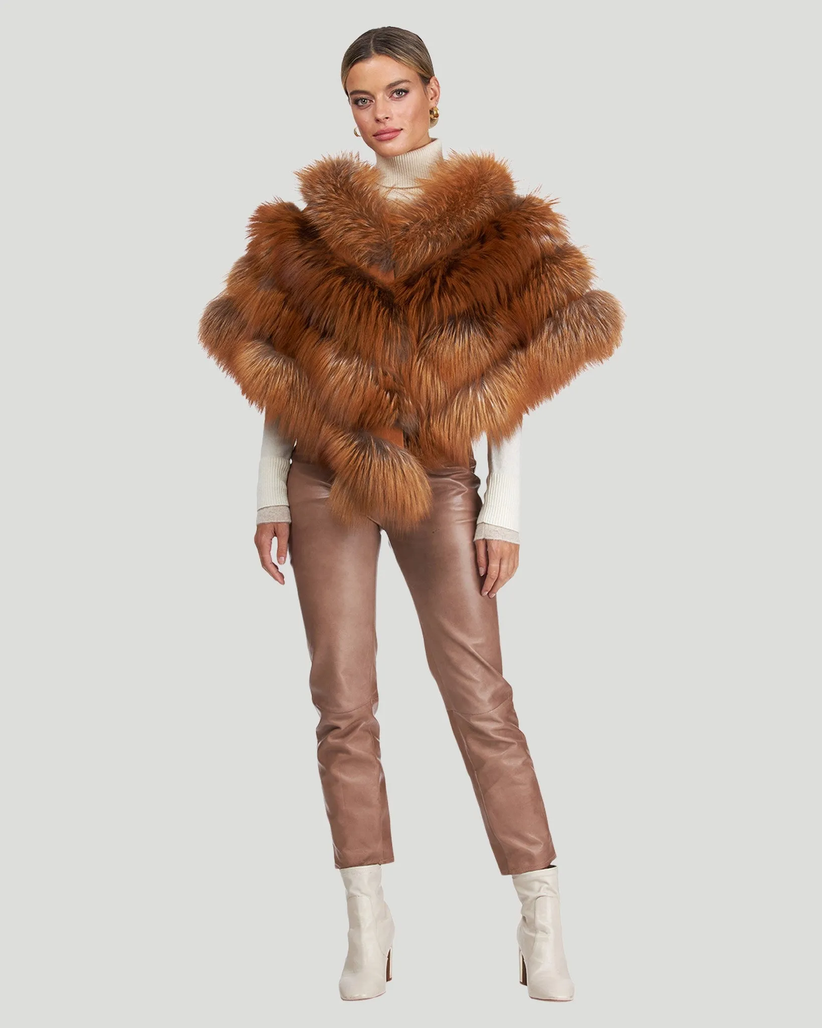 Silver Fox Fur Stole