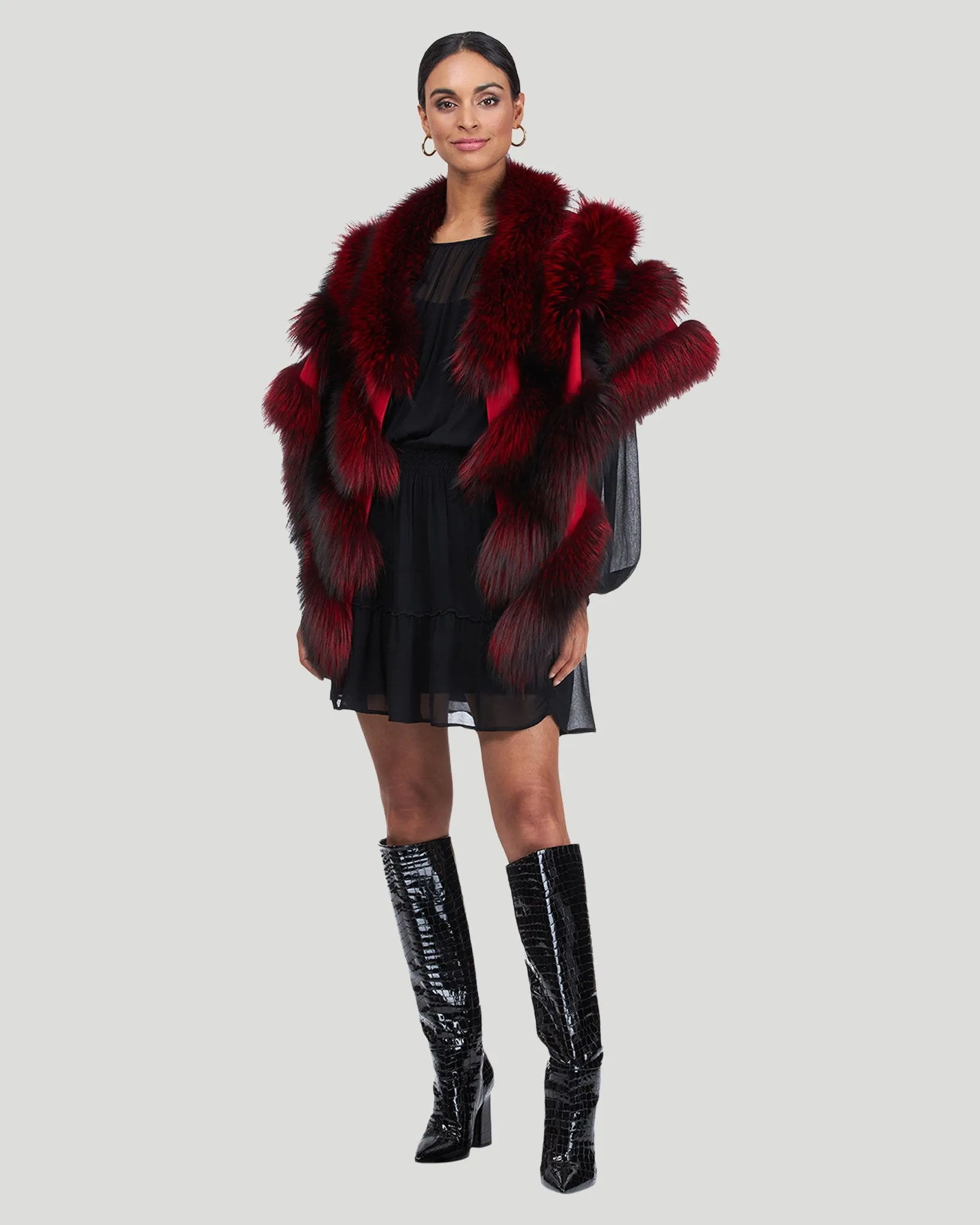 Silver Fox Fur Stole