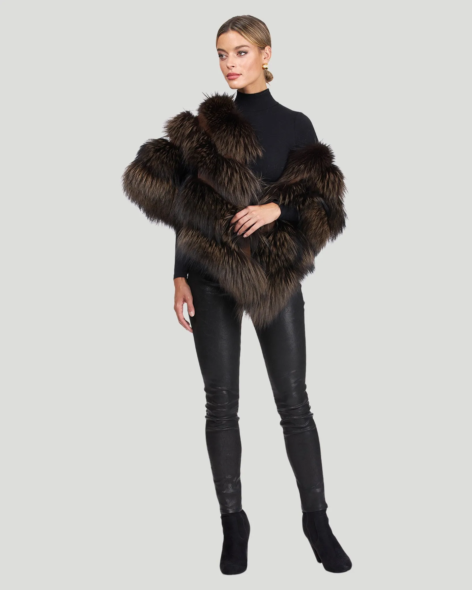 Silver Fox Fur Stole