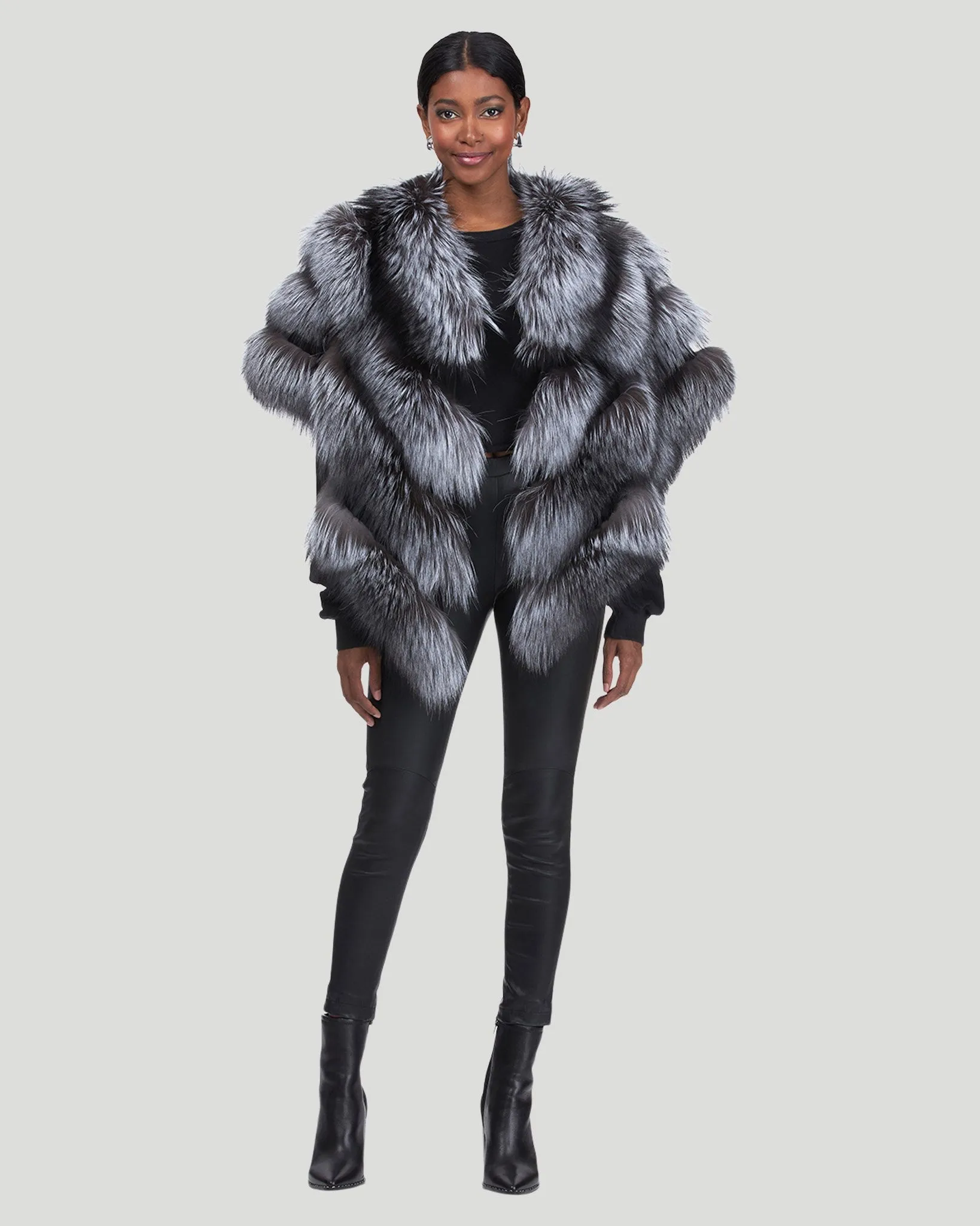 Silver Fox Fur Stole