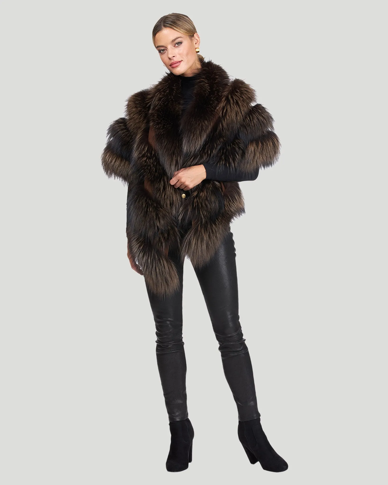 Silver Fox Fur Stole