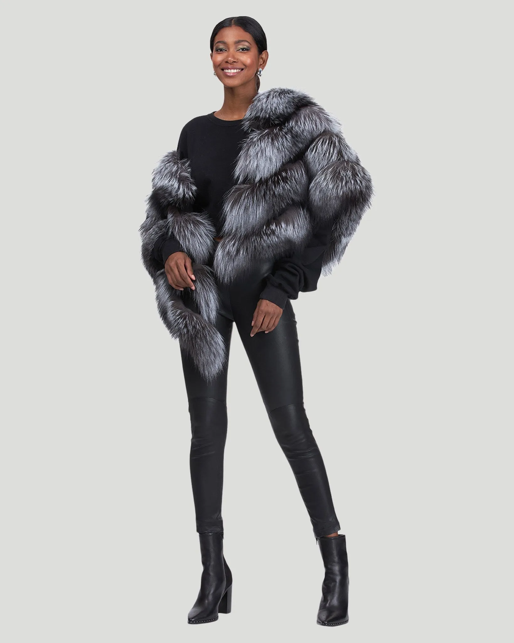 Silver Fox Fur Stole