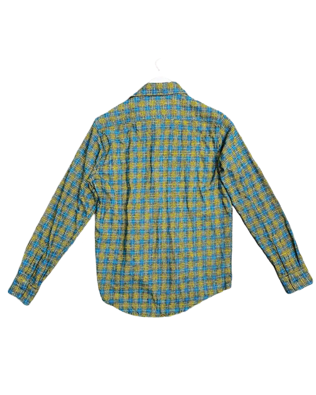 Size S | Adsum Aqua/Sulfur Classic Plaid Workshirt