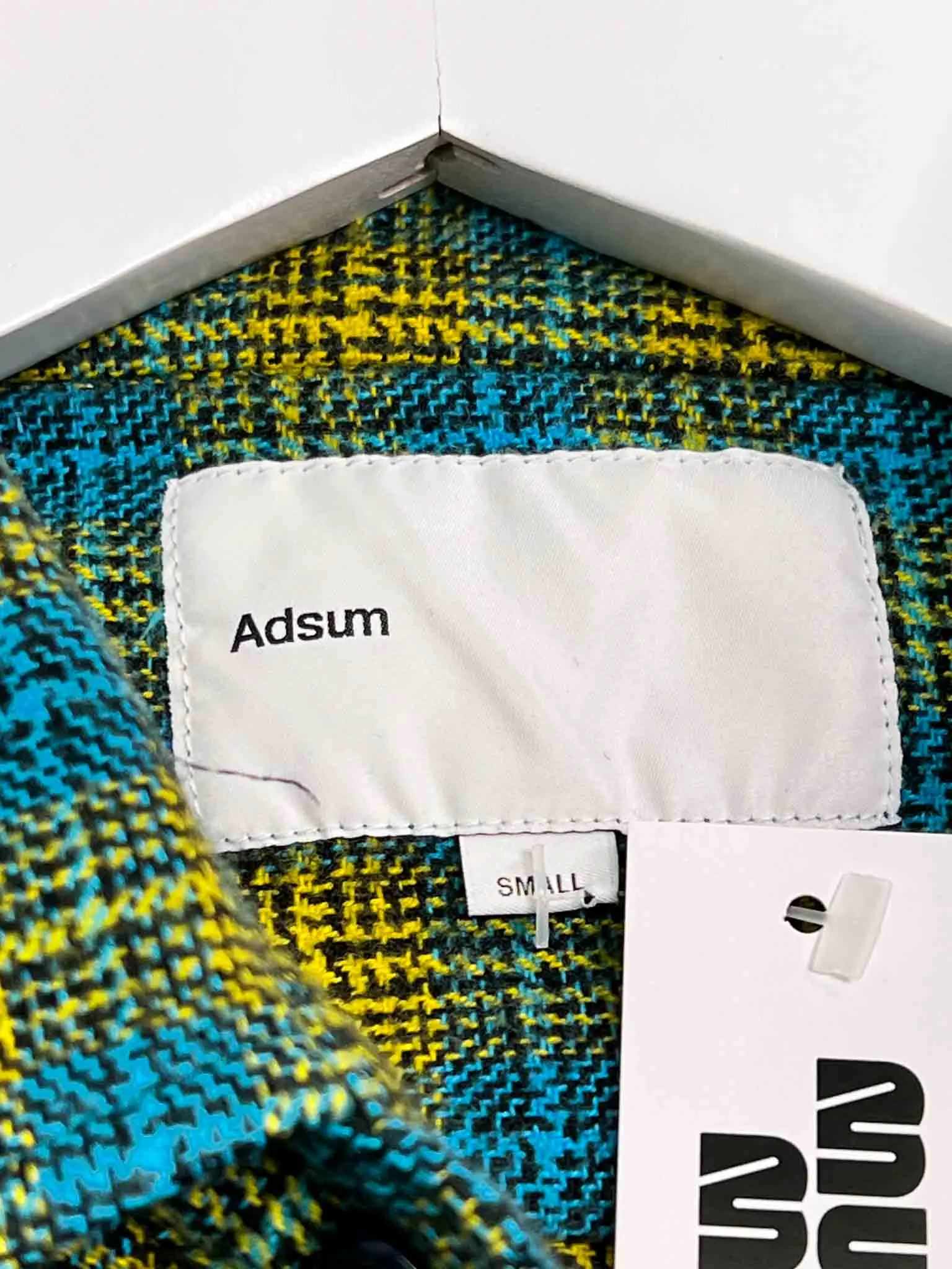 Size S | Adsum Aqua/Sulfur Classic Plaid Workshirt