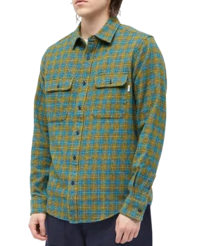 Size S | Adsum Aqua/Sulfur Classic Plaid Workshirt