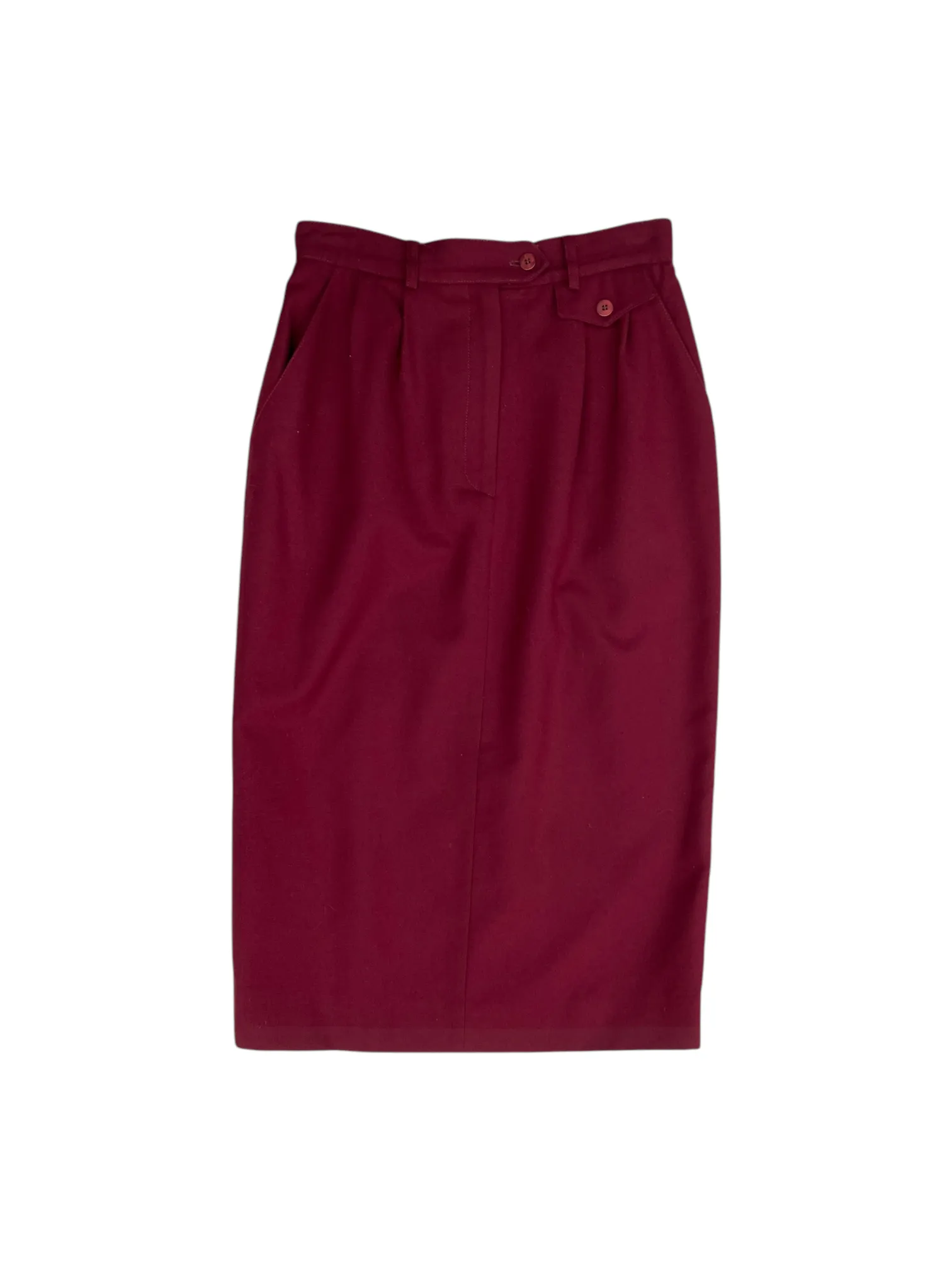 Skirt Midi By Talbots In Red, Size: 8p