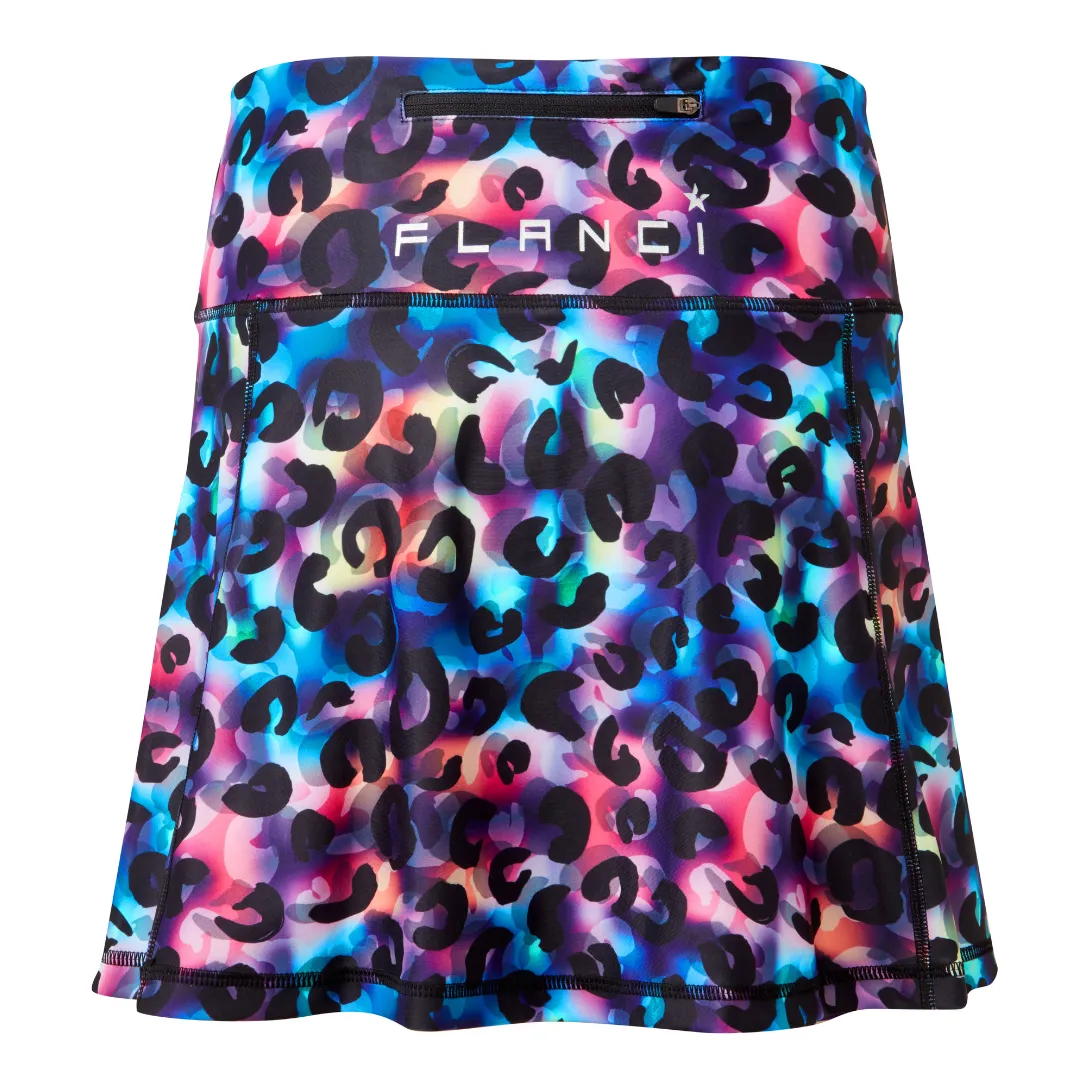 Skort | Rainbow Leopard