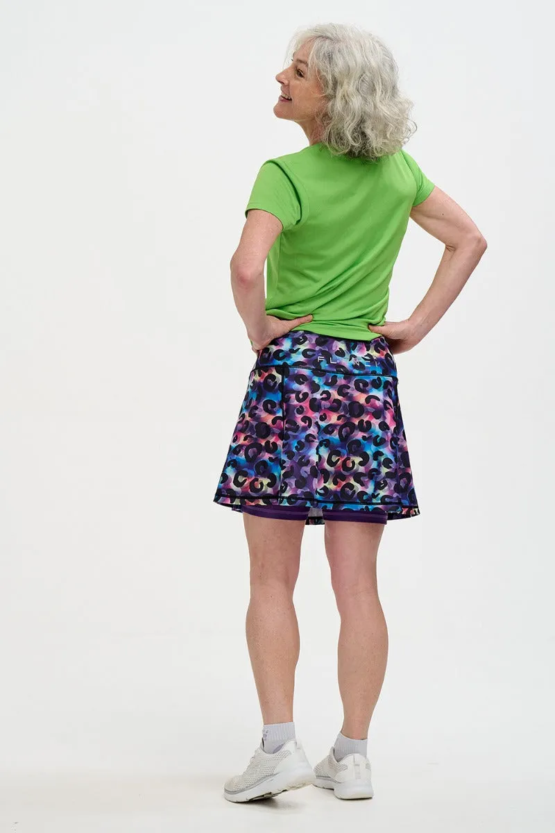 Skort | Rainbow Leopard