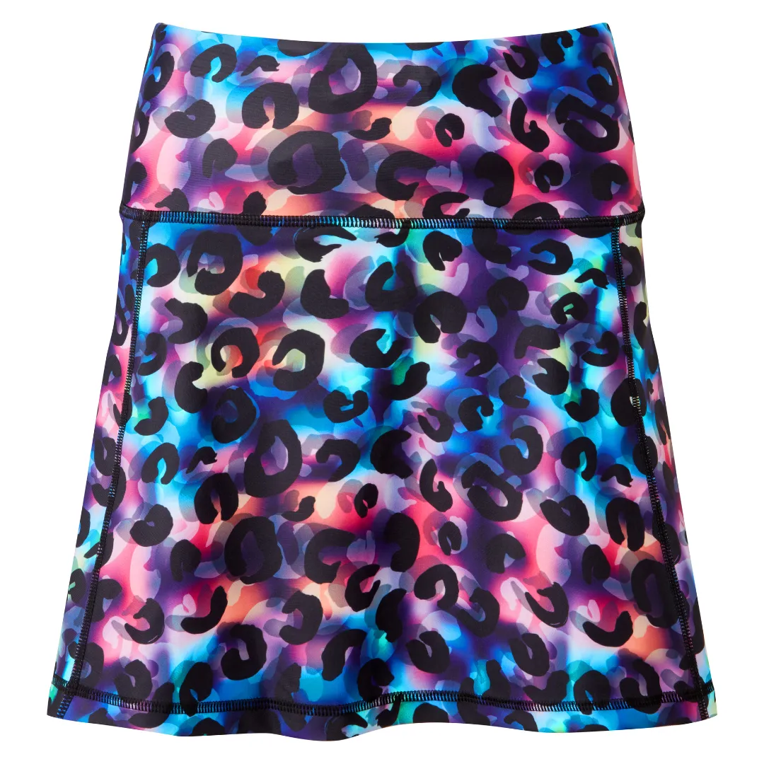 Skort | Rainbow Leopard