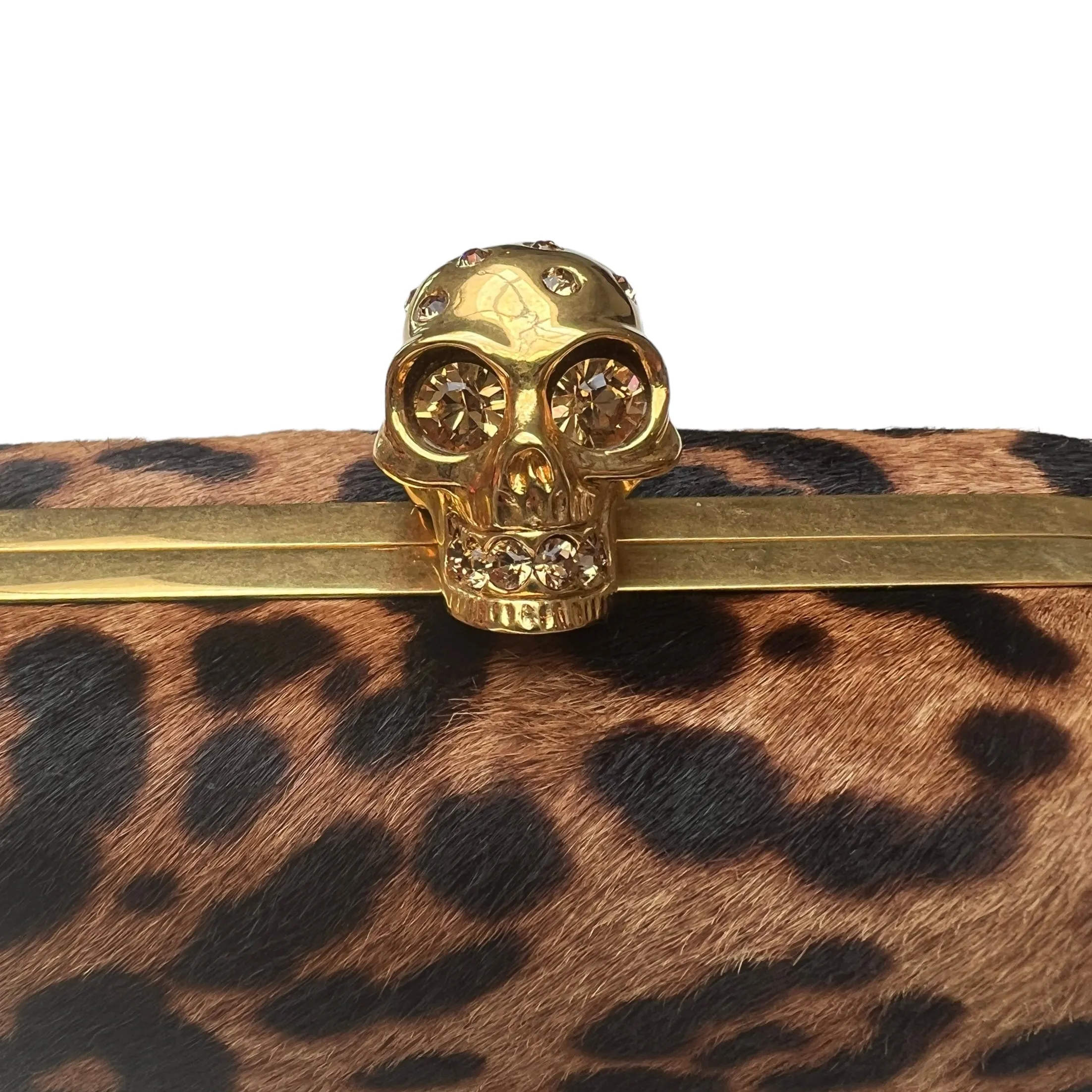 Skull Leopard Clutch