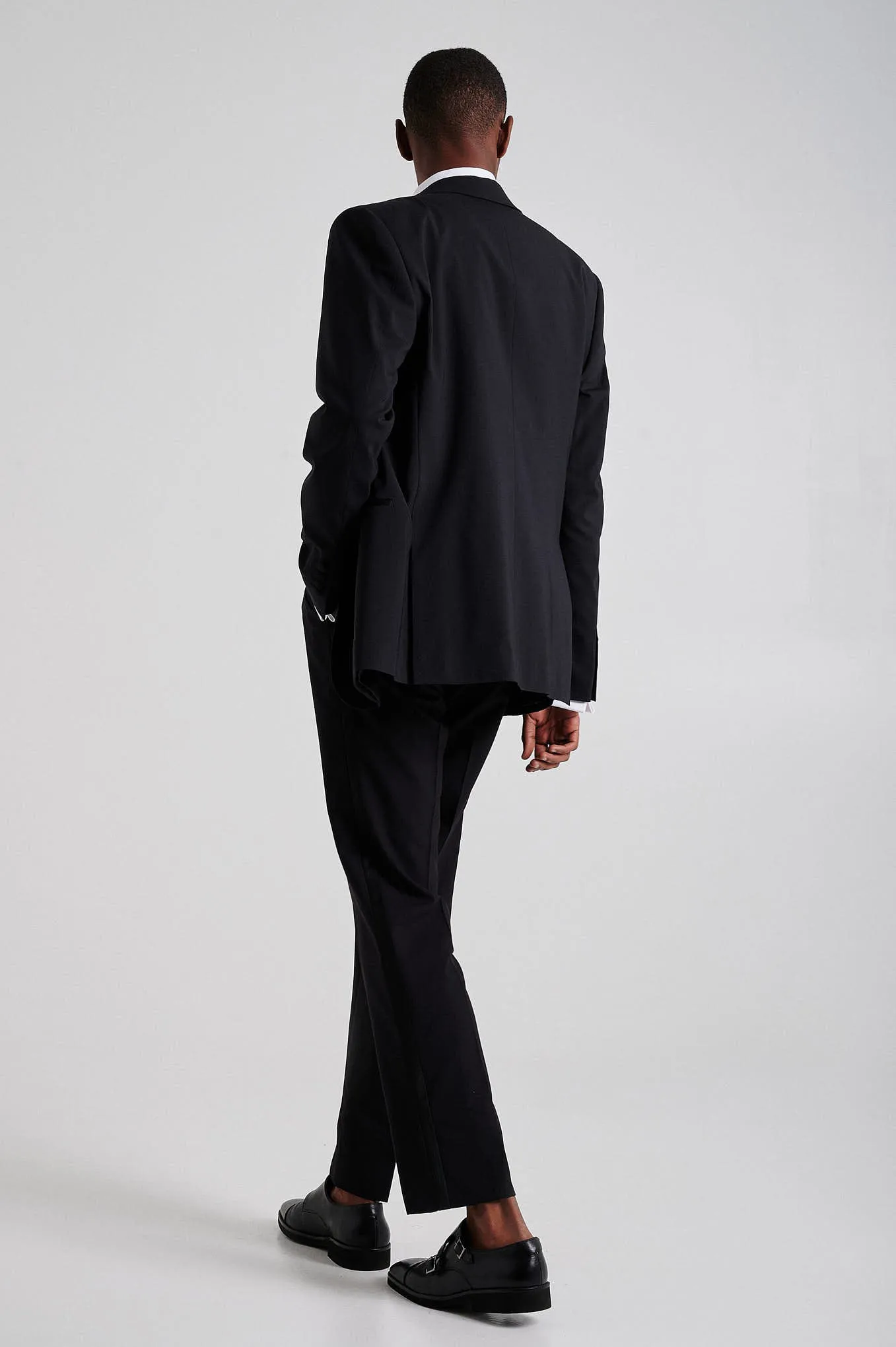 Slim fit wool & elastane tuxedo suit